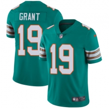 Youth Nike Miami Dolphins #19 Jakeem Grant Aqua Green Alternate Vapor Untouchable Limited Player NFL Jersey