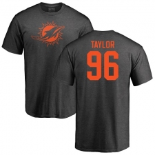 NFL Nike Miami Dolphins #96 Vincent Taylor Ash One Color T-Shirt