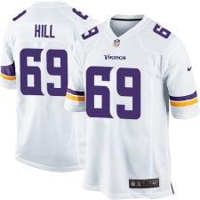 Men's Nike Minnesota Vikings #69 Rashod Hill Game White NFL Jersey