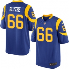 Men's Nike Los Angeles Rams #66 Austin Blythe Game Royal Blue Alternate NFL Jersey