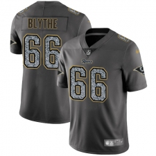 Men's Nike Los Angeles Rams #66 Austin Blythe Gray Static Vapor Untouchable Limited NFL Jersey