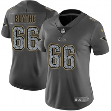 Women's Nike Los Angeles Rams #66 Austin Blythe Gray Static Vapor Untouchable Limited NFL Jersey