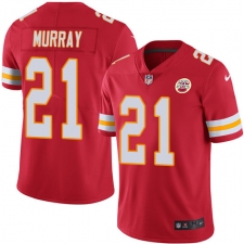 Men's Nike Kansas City Chiefs #21 Eric Murray Red Team Color Vapor Untouchable Limited Player NFL Jersey