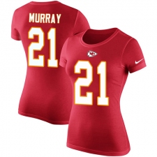 NFL Women's Nike Kansas City Chiefs #21 Eric Murray Red Rush Pride Name & Number T-Shirt