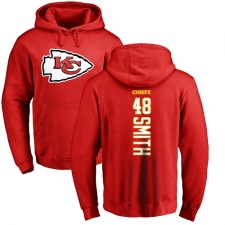 NFL Nike Kansas City Chiefs #48 Terrance Smith Red Backer Pullover Hoodie
