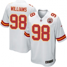 Men's Nike Kansas City Chiefs #98 Xavier Williams Game White NFL Jersey