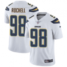 Men's Nike Los Angeles Chargers #98 Isaac Rochell White Vapor Untouchable Limited Player NFL Jersey