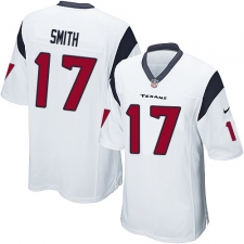 Men's Nike Houston Texans #17 Vyncint Smith Game White NFL Jersey