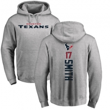 NFL Nike Houston Texans #17 Vyncint Smith Ash Backer Pullover Hoodie