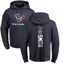 NFL Nike Houston Texans #17 Vyncint Smith Navy Blue Backer Pullover Hoodie