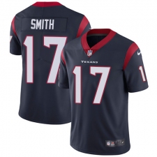 Youth Nike Houston Texans #17 Vyncint Smith Navy Blue Team Color Vapor Untouchable Limited Player NFL Jersey