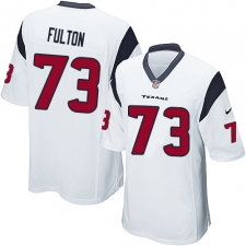Men's Nike Houston Texans #73 Zach Fulton Game White NFL Jersey