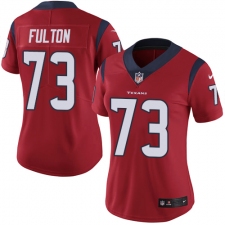 Women's Nike Houston Texans #73 Zach Fulton Red Alternate Vapor Untouchable Limited Player NFL Jersey