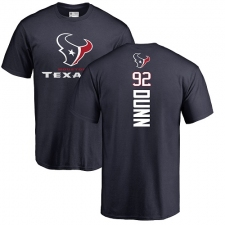 NFL Nike Houston Texans #92 Brandon Dunn Navy Blue Backer T-Shirt