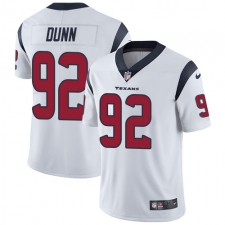 Youth Nike Houston Texans #92 Brandon Dunn White Vapor Untouchable Limited Player NFL Jersey