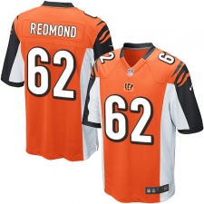 Men's Nike Cincinnati Bengals #62 Alex Redmond Game Orange Alternate NFL Jersey