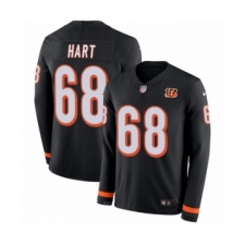 Youth Nike Cincinnati Bengals #68 Bobby Hart Limited Black Therma Long Sleeve NFL Jersey