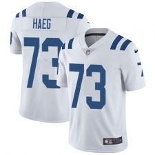Men's Nike Indianapolis Colts #73 Joe Haeg White Vapor Untouchable Limited Player NFL Jersey