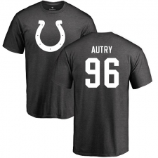 NFL Nike Indianapolis Colts #96 Denico Autry Ash One Color T-Shirt