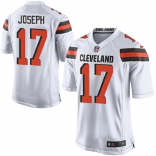 Men's Nike Cleveland Browns #17 Greg Joseph Game White NFL Jersey