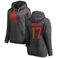 NFL Women's Nike Cleveland Browns #17 Greg Joseph Ash One Color Pullover Hoodie