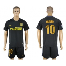 Atletico Madrid #10 Oliver Away Soccer Club Jersey1