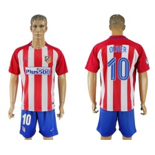 Atletico Madrid #10 Oliver Home Soccer Club Jerseys