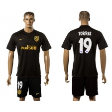 Atletico Madrid #19 Torres Away Soccer Club Jersey