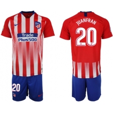 Atletico Madrid #20 Juanfran Home Soccer Club Jersey2