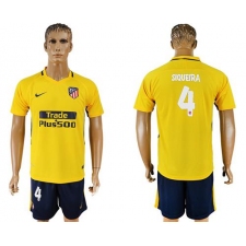 Atletico Madrid #4 Siqueira Away Soccer Club Jersey1
