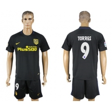 Atletico Madrid #9 Torres Away Soccer Club Jerseys