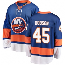 Men's New York Islanders #45 Noah Dobson Fanatics Branded Royal Blue Home Breakaway NHL Jersey