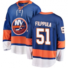 Men's New York Islanders #51 Valtteri Filppula Fanatics Branded Royal Blue Home Breakaway NHL Jersey