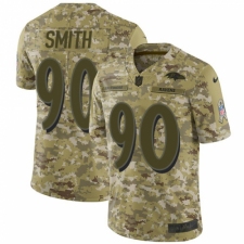 Men's Nike Baltimore Ravens #90 Za Darius Smith Limited Camo 2018 Salute to Service NFL Jersey