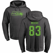 NFL Nike Seattle Seahawks #83 David Moore Ash One Color Pullover Hoodie