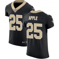 Men's Nike New Orleans Saints #25 Eli Apple Black Team Color Vapor Untouchable Elite Player NFL Jersey