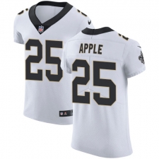 Men's Nike New Orleans Saints #25 Eli Apple White Vapor Untouchable Elite Player NFL Jersey