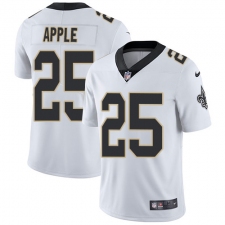 Men's Nike New Orleans Saints #25 Eli Apple White Vapor Untouchable Limited Player NFL Jersey