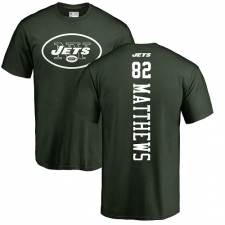 NFL Nike New York Jets #82 Rishard Matthews Green Backer T-Shirt