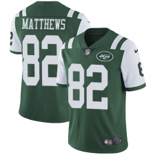 Youth Nike New York Jets #82 Rishard Matthews Green Team Color Vapor Untouchable Limited Player NFL Jersey