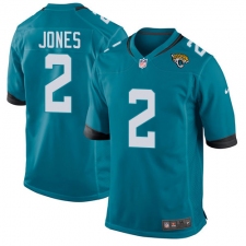 Men's Nike Jacksonville Jaguars #2 Landry Jones Game Teal Green Alternate NFL Jersey