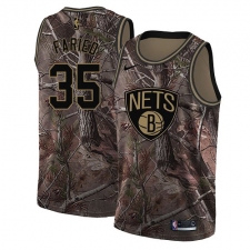 Youth Nike Brooklyn Nets #35 Kenneth Faried Swingman Camo Realtree Collection NBA Jersey
