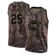 Women's Nike Detroit Pistons #25 Reggie Bullock Swingman Camo Realtree Collection NBA Jersey