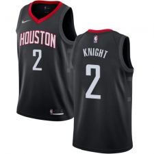 Women's Nike Houston Rockets #2 Brandon Knight Swingman Black NBA Jersey Statement Edition