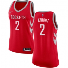 Women's Nike Houston Rockets #2 Brandon Knight Swingman Red NBA Jersey - Icon Edition