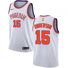 Men's Nike Phoenix Suns #15 Ryan Anderson Swingman White NBA Jersey - Association Edition