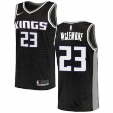 Men's Nike Sacramento Kings #23 Ben McLemore Swingman Black NBA Jersey Statement Edition