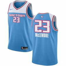 Men's Nike Sacramento Kings #23 Ben McLemore Swingman Blue NBA Jersey - 2018 19 City Edition