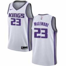 Men's Nike Sacramento Kings #23 Ben McLemore Swingman White NBA Jersey - Association Edition