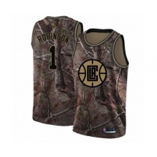 Men's Los Angeles Clippers #1 Jerome Robinson Swingman Camo Realtree Collection Basketball Jersey